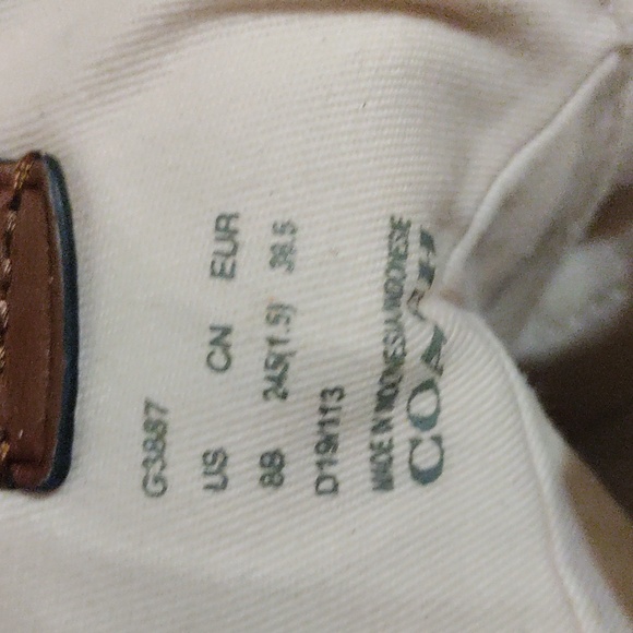 Coach white suede stud high tops sneakers - Picture 13 of 13